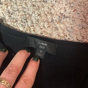JCrew 365 black cardigan sweater, size small